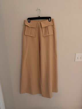 fab'rik NEVER WORN - Wide-Leg Cargo Trousers in Beige